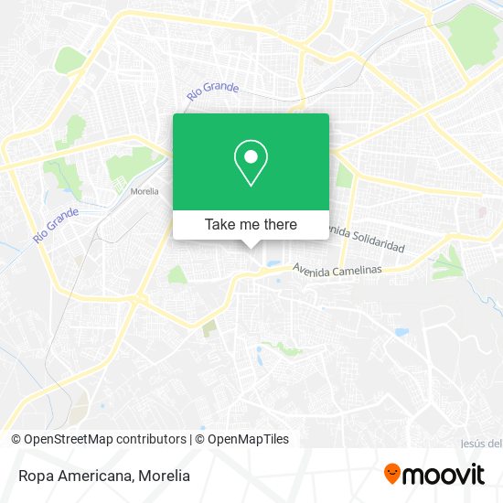 Mapa de Ropa Americana