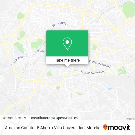 Mapa de Amazon Counter-F Ahorro Villa Universidad
