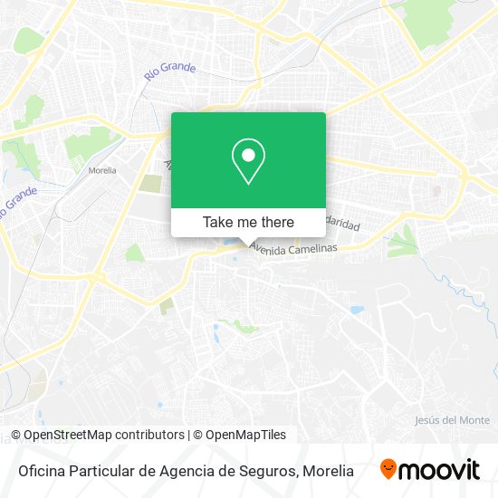 Oficina Particular de Agencia de Seguros map