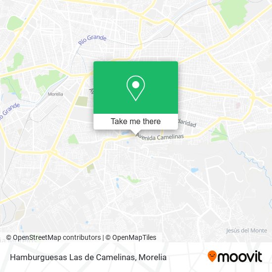 Hamburguesas Las de Camelinas map