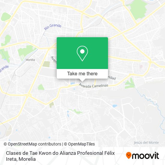 Clases de Tae Kwon do Alianza Profesional Félix Ireta map