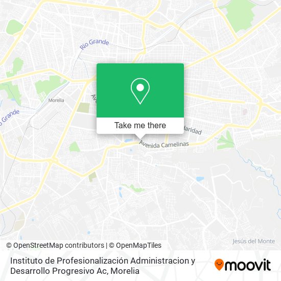 Mapa de Instituto de Profesionalización Administracion y Desarrollo Progresivo Ac