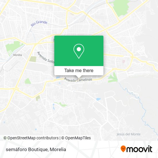 semáforo Boutique map
