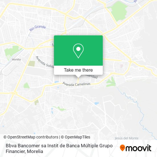 Bbva Bancomer sa Instit de Banca Múltiple Grupo Financier map