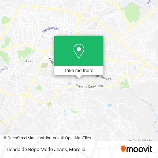 Tienda de Ropa Mede Jeans map