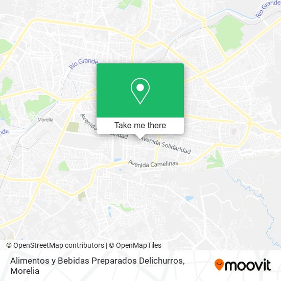 Alimentos y Bebidas Preparados Delichurros map