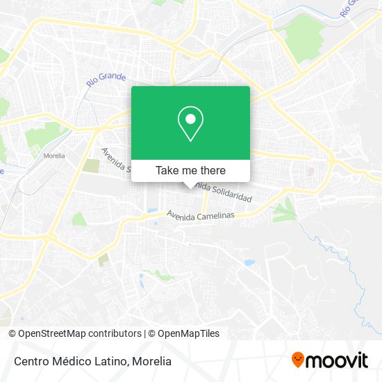 Mapa de Centro Médico Latino