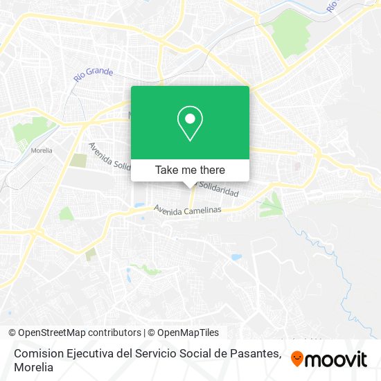 Comision Ejecutiva del Servicio Social de Pasantes map