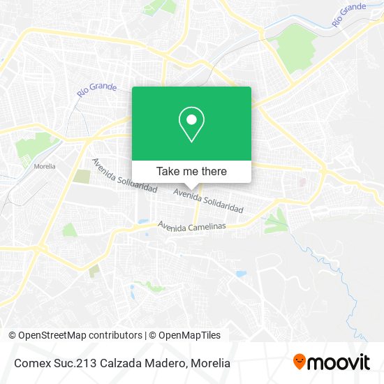 Comex Suc.213 Calzada Madero map