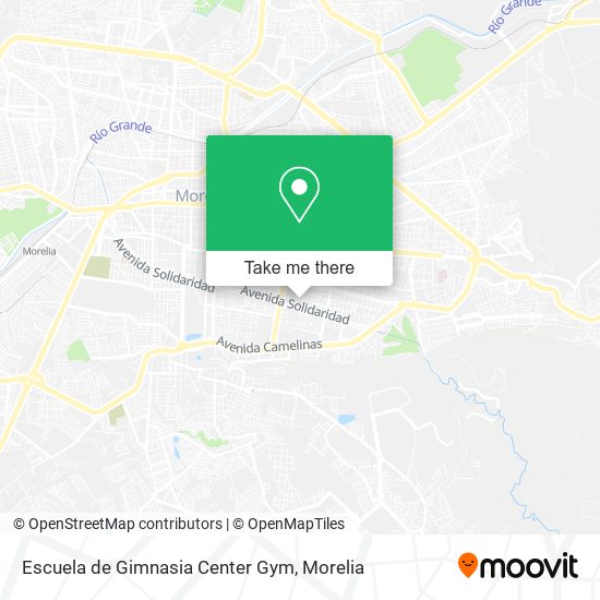 Mapa de Escuela de Gimnasia Center Gym
