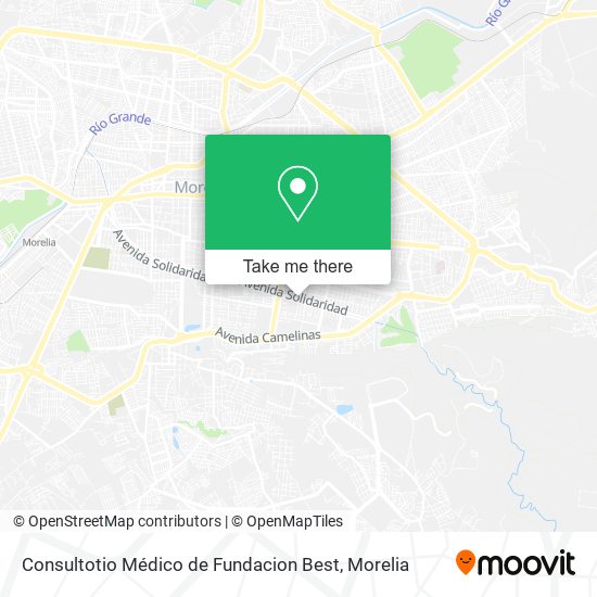 Mapa de Consultotio Médico de Fundacion Best