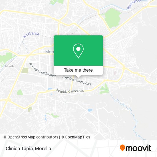 Mapa de Clínica Tapia