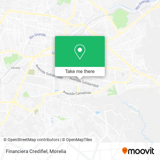 Mapa de Financiera Credifiel