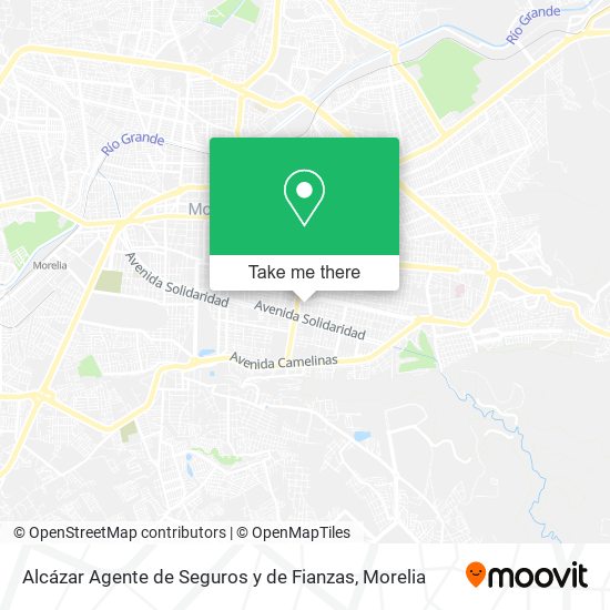 Mapa de Alcázar Agente de Seguros y de Fianzas
