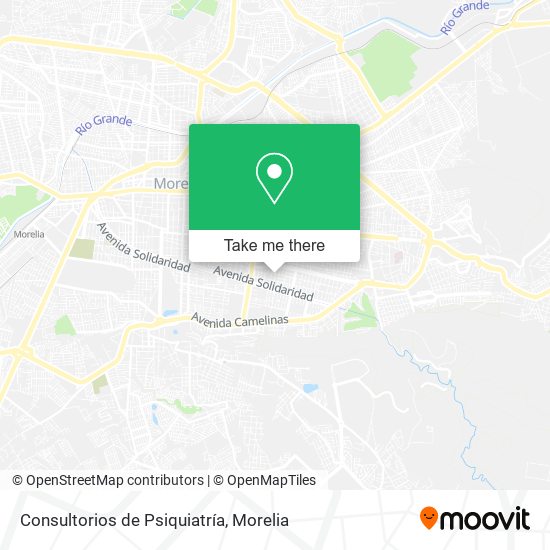 Consultorios de Psiquiatría map