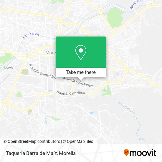 Mapa de Taqueria Barra de Maíz