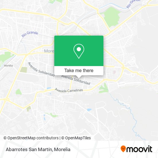 Abarrotes San Martín map
