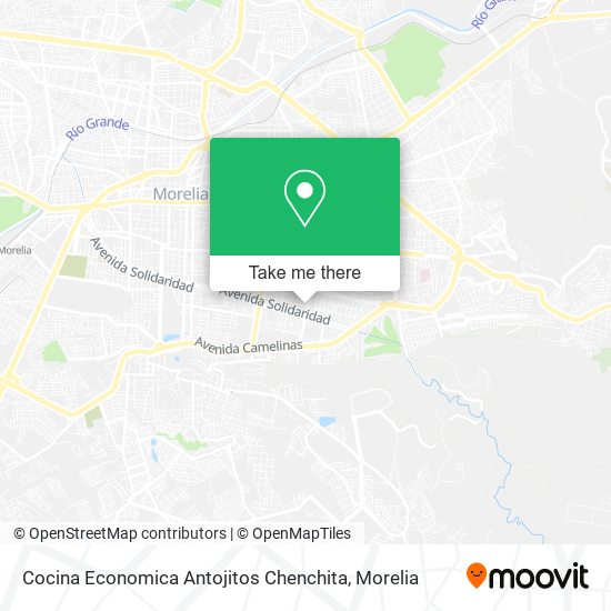 Cocina Economica Antojitos Chenchita map
