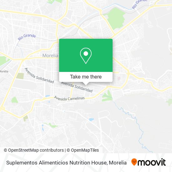 Mapa de Suplementos Alimenticios Nutrition House