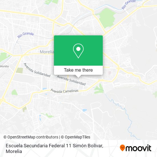 Escuela Secundaria Federal 11 Simón Bolívar map