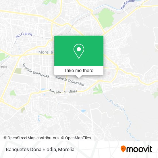 Banquetes Doña Elodia map
