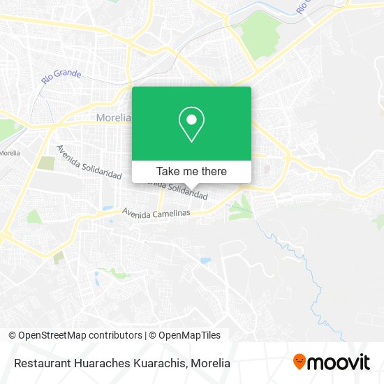 Mapa de Restaurant Huaraches Kuarachis