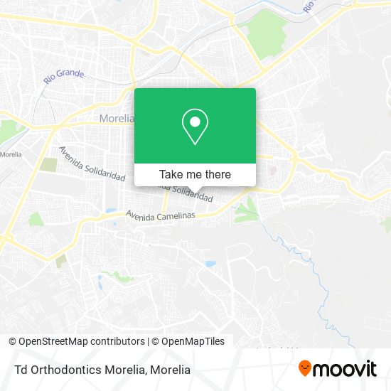 Mapa de Td Orthodontics Morelia