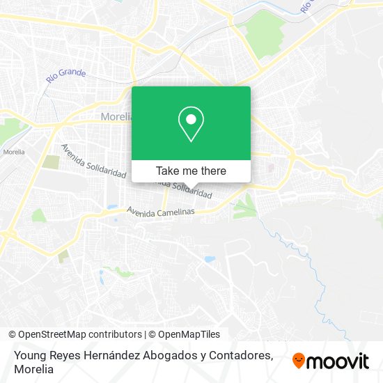 Mapa de Young Reyes Hernández Abogados y Contadores