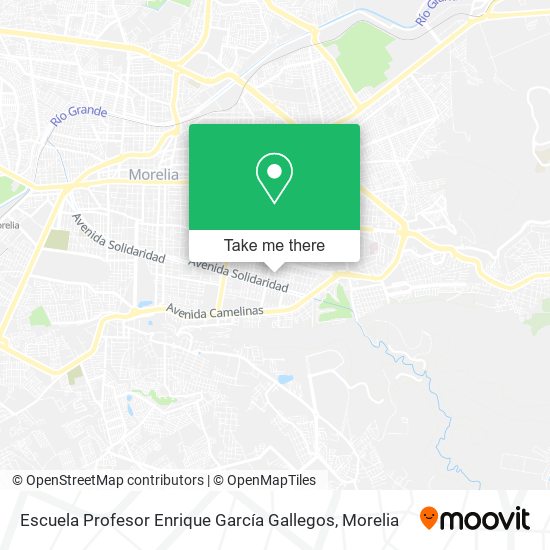Escuela Profesor Enrique García Gallegos map