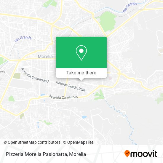 Pizzeria Morelia Pasionatta map