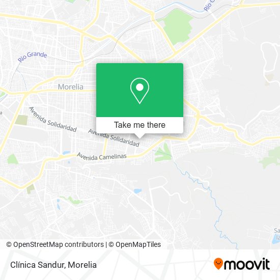 Mapa de Clínica Sandur