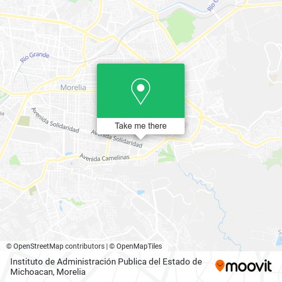 Instituto de Administración Publica del Estado de Michoacan map