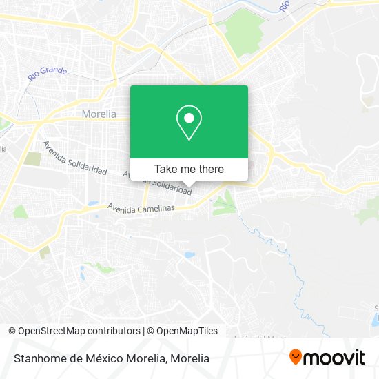 Stanhome de México Morelia map