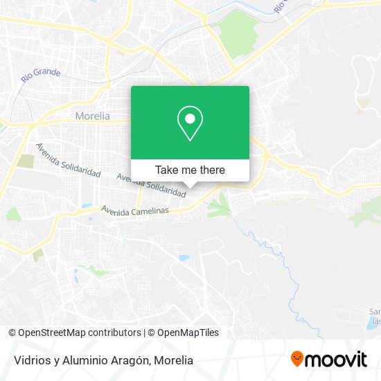 Vidrios y Aluminio Aragón map