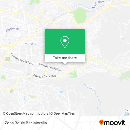 Mapa de Zona Boule Bar