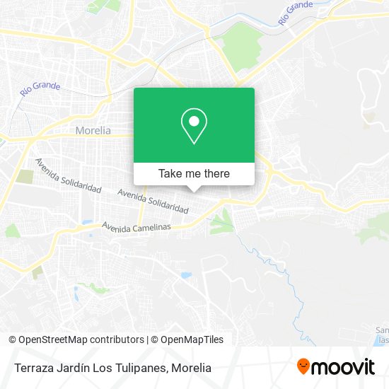 Mapa de Terraza Jardín Los Tulipanes