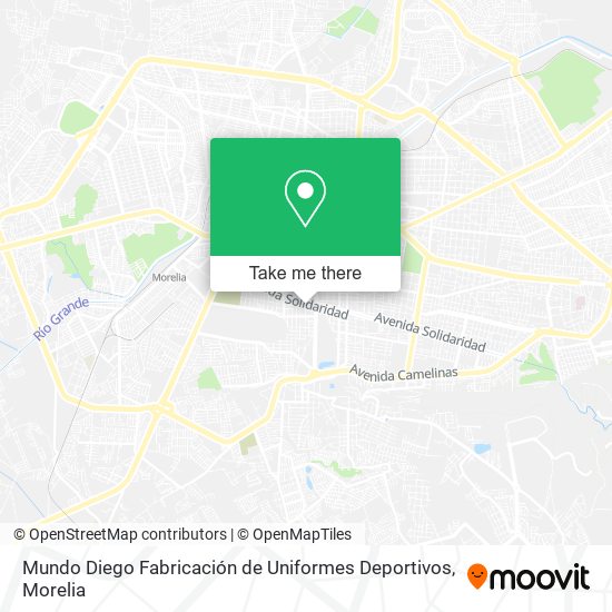 Mundo Diego Fabricación de Uniformes Deportivos map