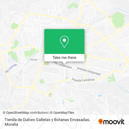 Tienda de Dulces Galletas y Botanas Envasadas map
