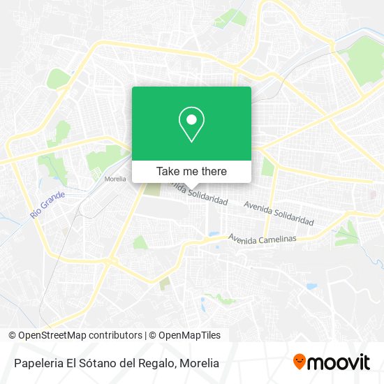 Papeleria El Sótano del Regalo map