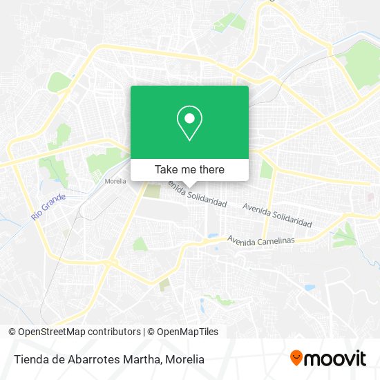 Mapa de Tienda de Abarrotes Martha