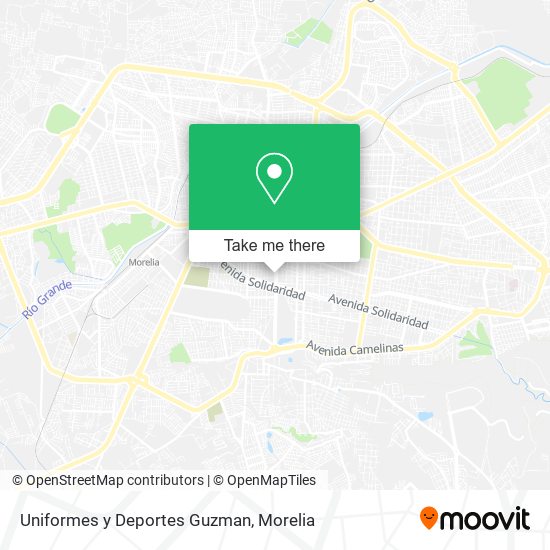 Mapa de Uniformes y Deportes Guzman