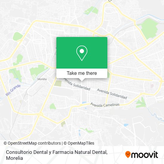 Mapa de Consultorio Dental y Farmacia Natural Dental