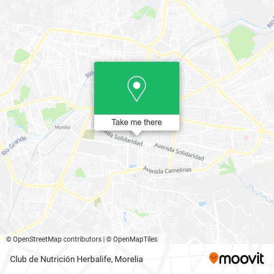 Mapa de Club de Nutrición Herbalife