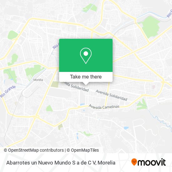 Abarrotes un Nuevo Mundo S a de C V map