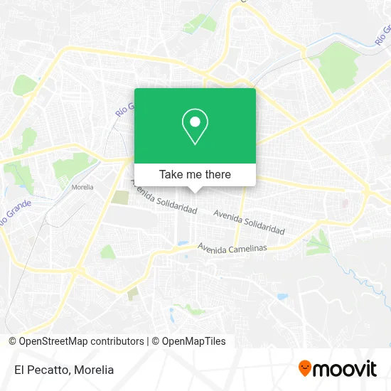 El Pecatto map