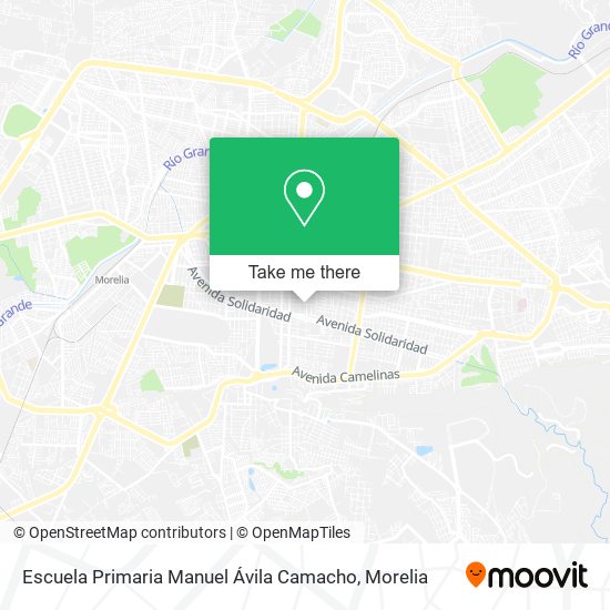 Mapa de Escuela Primaria Manuel Ávila Camacho