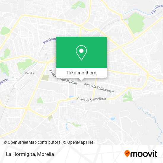 Mapa de La Hormigita