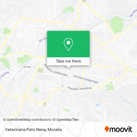Mapa de Veterinaria Pets Nena
