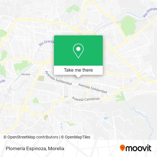 Plomería Espinoza map
