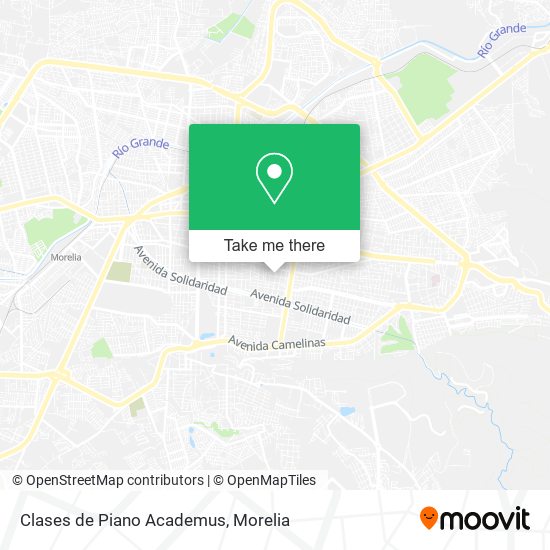 Mapa de Clases de Piano Academus